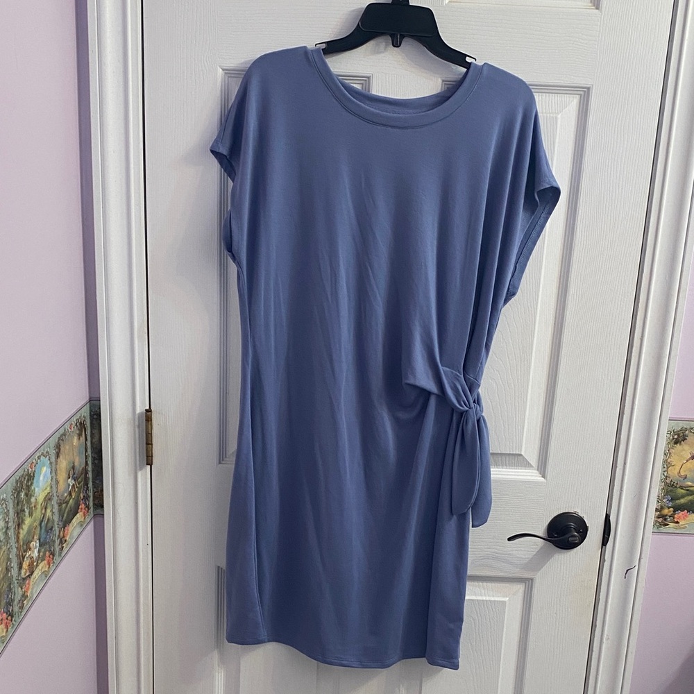 Spense Blue Mini Dress